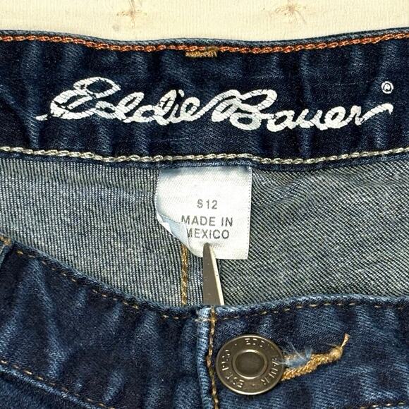 Eddie Bauer Curvy Boot Cut Jeans Women’s S12 | Dark Wash - Picture 5 of 11
